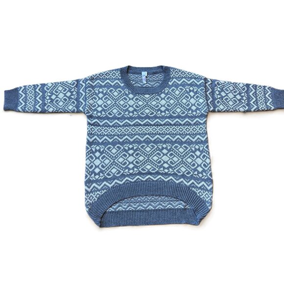 Alya Fair Isle Crew Neck Sweater (NEW) - Picture 7 of 13